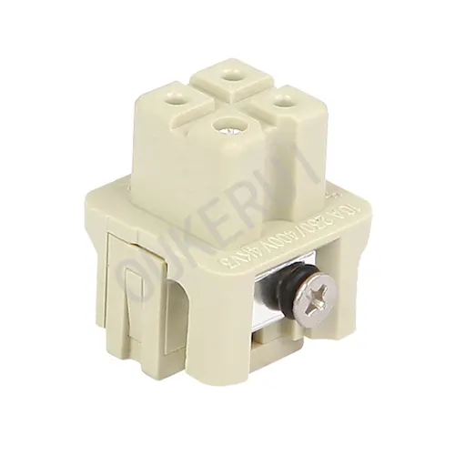 Inserto femmina per connettore per impieghi gravosi a 3 pin 10A 230/400V