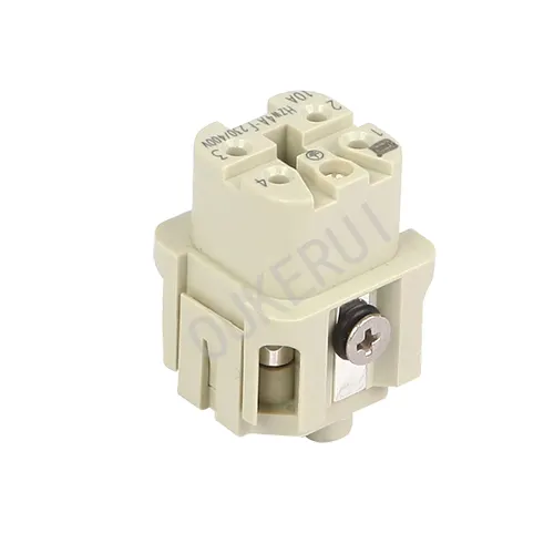 Inserto femmina per connettore per impieghi gravosi a 4 pin 10A 230/400V