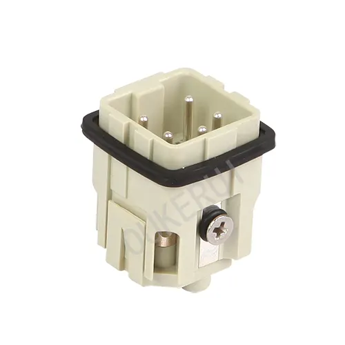 Inserto maschio per connettore per impieghi gravosi a 4 pin 10A 230/400V